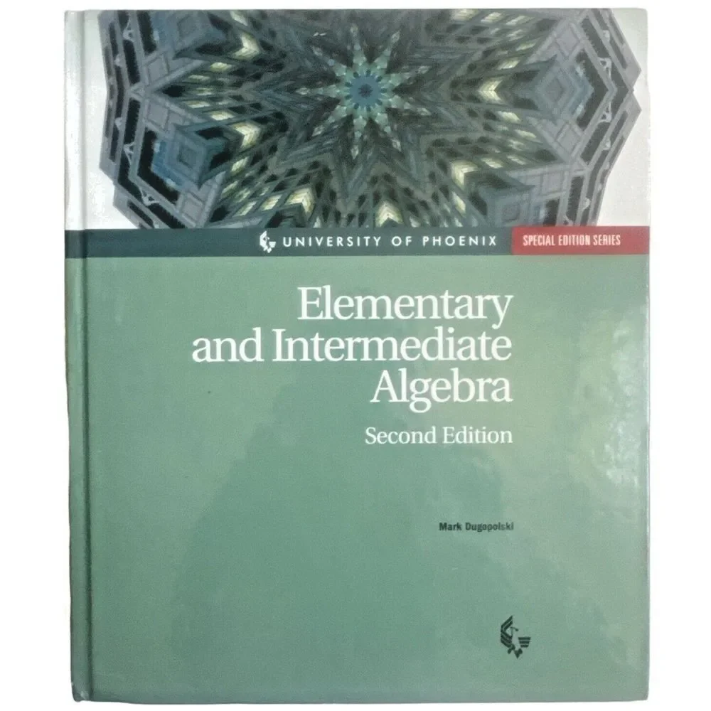 Elementary and Intermediate Algebra by Mark Dugopolski (2006) Hardcover 2nd Edit